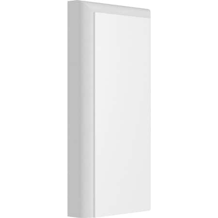 Standard Foster Plinth Block With Rounded Edge, 2W X 4H X 1/2P